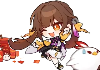 🏃‍♀ emoji Honkai: Star Rail @AnimeLibrary_Stickers Telegram sticker 24 of 97