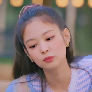 😔 emoji Jennie Telegram sticker 21 of 28