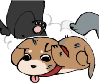 💢 emoji 胖狗小路 Telegram sticker 12 of 95