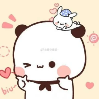 💫 emoji @Opstickerpacks ✨cute panda 💖 Telegram sticker 11 of 61