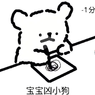 🐶 emoji 可爱修勾 Telegram sticker 23 of 42