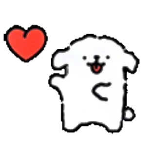 🐶 emoji 可爱修勾 Telegram sticker 7 of 42