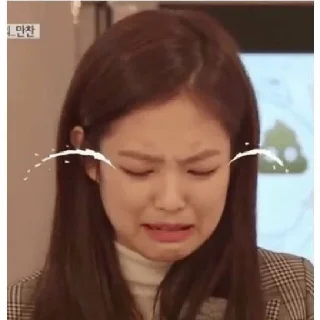 😭 emoji Jennie Telegram sticker 14 of 16