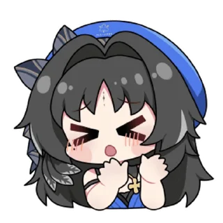 😳 emoji 鸣潮表情包 @zhaxia_cn Telegram sticker 7 of 16