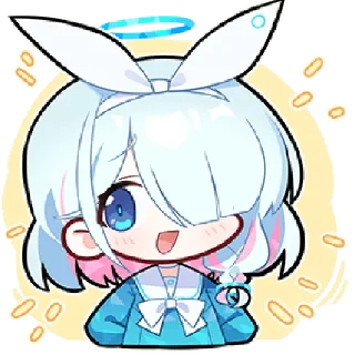 👍 emoji 蔚蓝档案1 @zhaxia_cn Telegram sticker 14 of 112