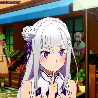 ❌ emoji Emilia (@animeclubs11) Telegram sticker 9 of 28