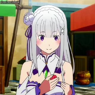 ☺️ emoji Emilia (@animeclubs11) Telegram sticker 18 of 28