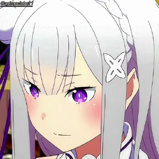 😠 emoji Emilia (@animeclubs11) Telegram sticker 13 of 28