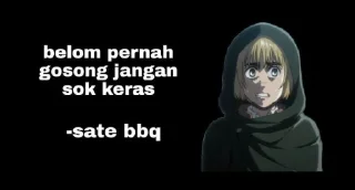 😏 emoji Meme anime indo Telegram sticker 12 of 24