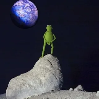 🐸 emoji Kermit's Pink Fingers Telegram sticker 14 of 74