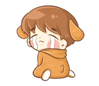 😭 emoji Baby 'B' Ver.2 @bistic Telegram sticker 12 of 40