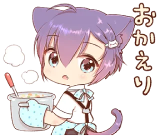 ☘ emoji Boy of A Black Cat V.2 — @slyhterin Telegram sticker 24 of 41