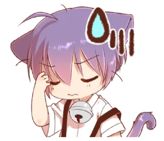 ☘ emoji Boy of A Black Cat V.2 — @slyhterin Telegram sticker 20 of 41