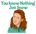 😒 emoji Game of Thrones Telegram sticker 24 of 27