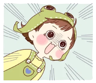 😀 emoji Hat of a frog @bistic Telegram sticker 23 of 40