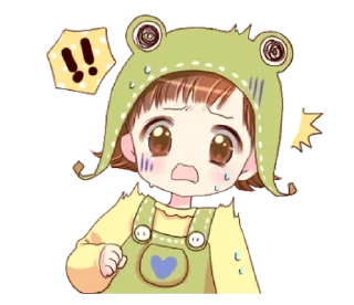 Sticker from Hat of a frog @bistic