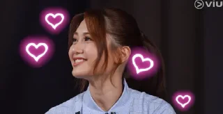 😍 emoji 黃妍-CathWong4（by cathwongfanclub) Telegram sticker 23 of 115