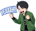 😆 emoji @tikelmu Si Tamvan Telegram sticker 6 of 33