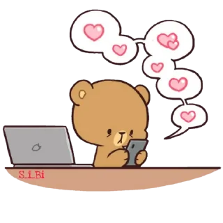 💞 emoji @S_i_Bi (Milk & Mocha ) Telegram sticker 24 of 100