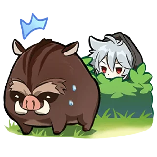 🐷 emoji 原神小男孩 Telegram sticker 6 of 120