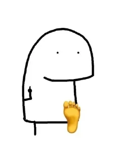 🦶 emoji First @TryStickers Telegram sticker 21 of 120
