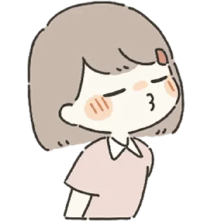 😗 emoji girls can use stickers Telegram sticker 11 of 40