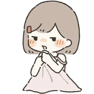 😒 emoji girls can use stickers Telegram sticker 24 of 40