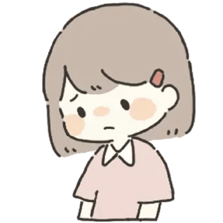 😕 emoji girls can use stickers Telegram sticker 20 of 40