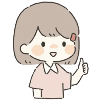 👍 emoji girls can use stickers Telegram sticker 17 of 40