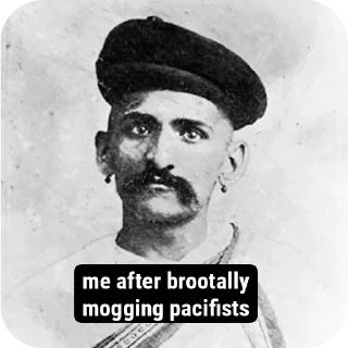 🧔 emoji Looksmaxxing Indians 🇮🇳 pack by Zhinga Telegram sticker 23 of 32