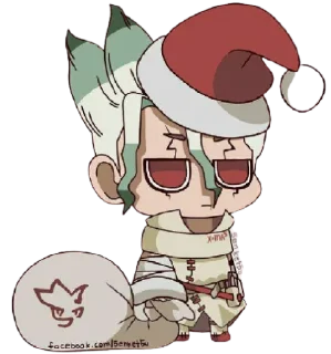 😶 emoji DR STONE @animestickerchannel Telegram sticker 6 of 93