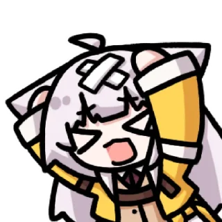 🤕 emoji 雪奈幽凛 @zhaxia_cn Telegram sticker 11 of 32