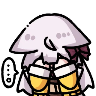🫣 emoji 雪奈幽凛 @zhaxia_cn Telegram sticker 21 of 32
