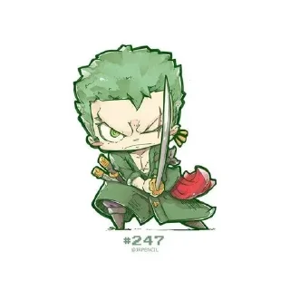 👊 emoji One Piece Chibi // @Kakarottow Telegram sticker 10 of 26