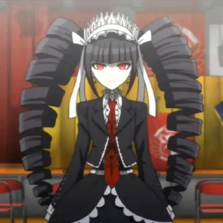 Sticker from 『Celestia Ludenberg』; @cylsdiarys