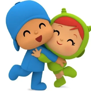 Sticker from pocoyo