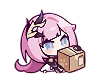 😟 emoji 爱莉希雅 Telegram sticker 21 of 24