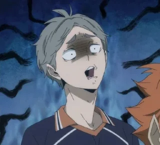 🤍 emoji sugawara koushi by pinterest Telegram sticker 8 of 30