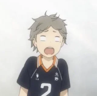 🤍 emoji sugawara koushi by pinterest Telegram sticker 17 of 30