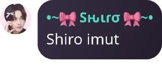 Sticker from Shiro imut