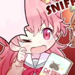 🐈 emoji 𖠿 ⡾ @Stickeranimepack ⊳‌ ʿ @bubblesed Telegram sticker 11 of 20