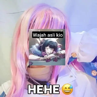 Sticker from Kio cosplay