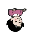 👻 emoji 小明與好朋友 Telegram sticker 8 of 42