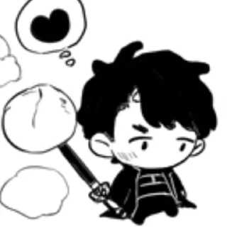 Sticker from tbh yjh is cute
