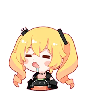 😋 emoji 尘白禁区中文频道表情集 Telegram sticker 5 of 104