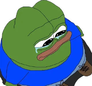 😢 emoji Pepe | @tarahume | @StickerXtara Telegram sticker 5 of 120