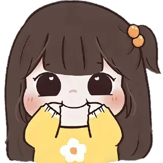 😆 emoji @adi_xd ≈ Cute Girl - Collection 13 ---------------------------- Telegram sticker 11 of 40