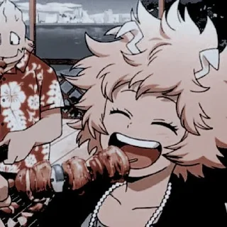 🌷 emoji ㅤㅤ@cylsdiarys ៹ Ashido Mina Telegram sticker 5 of 30