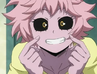 🍥 emoji Mina Ashido [@InariChuu] Telegram sticker 10 of 15