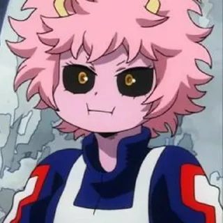 🍥 emoji Mina Ashido [@InariChuu] Telegram sticker 6 of 15